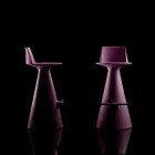 Banqueta para Sala em Polietileno com Apoio para Pés - Ellipse Viadurini