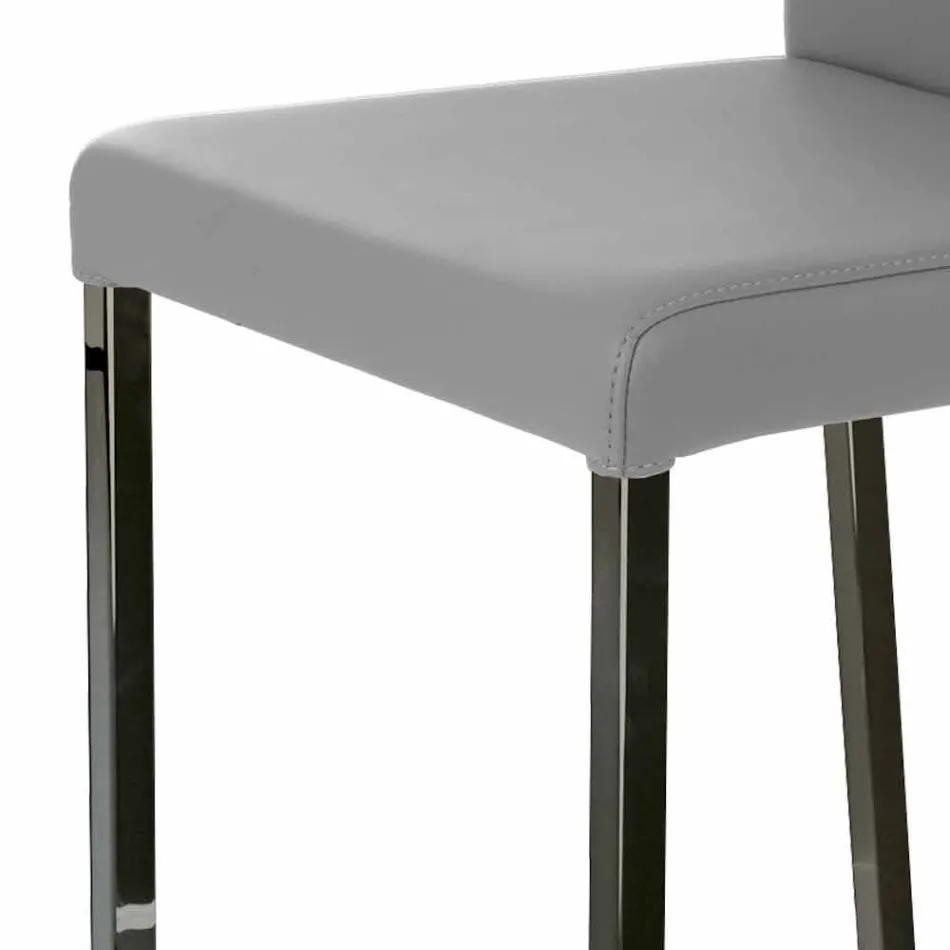 Tamborete de design moderno com Alwyn H 86 cm atrás, fabricado na Itália Viadurini