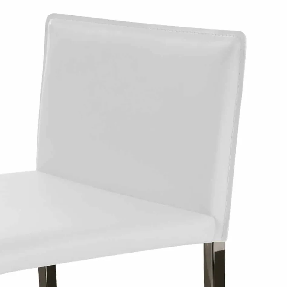Tamborete de design moderno com Alwyn H 86 cm atrás, fabricado na Itália Viadurini