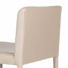 Tamborete de design moderno com Alwyn H 86 cm atrás, fabricado na Itália Viadurini