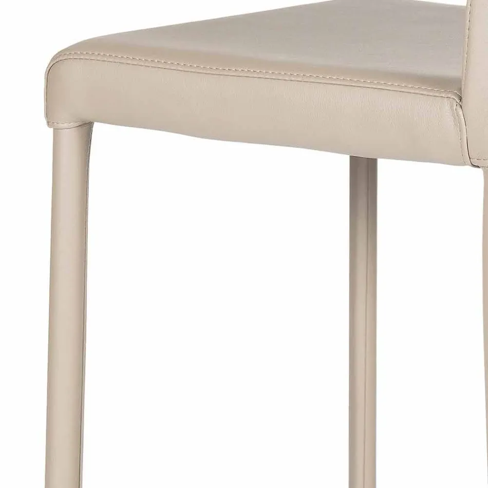 Tamborete de design moderno com Alwyn H 86 cm atrás, fabricado na Itália Viadurini