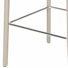 Tamborete de design moderno com Alwyn H 86 cm atrás, fabricado na Itália Viadurini