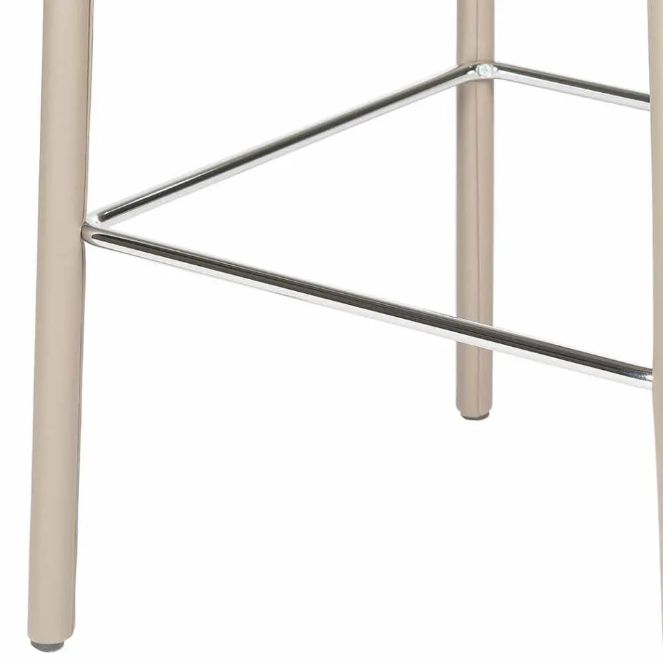 Tamborete de design moderno com Alwyn H 86 cm atrás, fabricado na Itália Viadurini