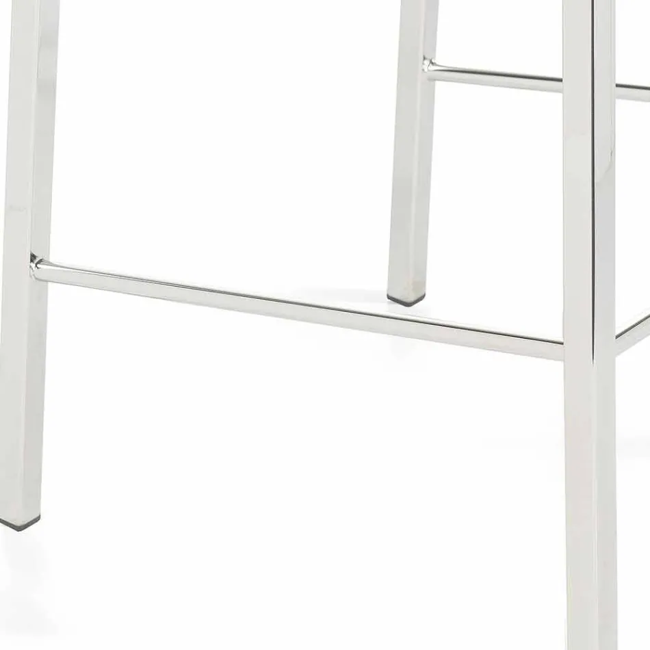 Tamborete de design moderno com Alwyn H 86 cm atrás, fabricado na Itália Viadurini
