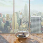 Banqueta design com biblioteca integrada Ellix made in Italy Viadurini