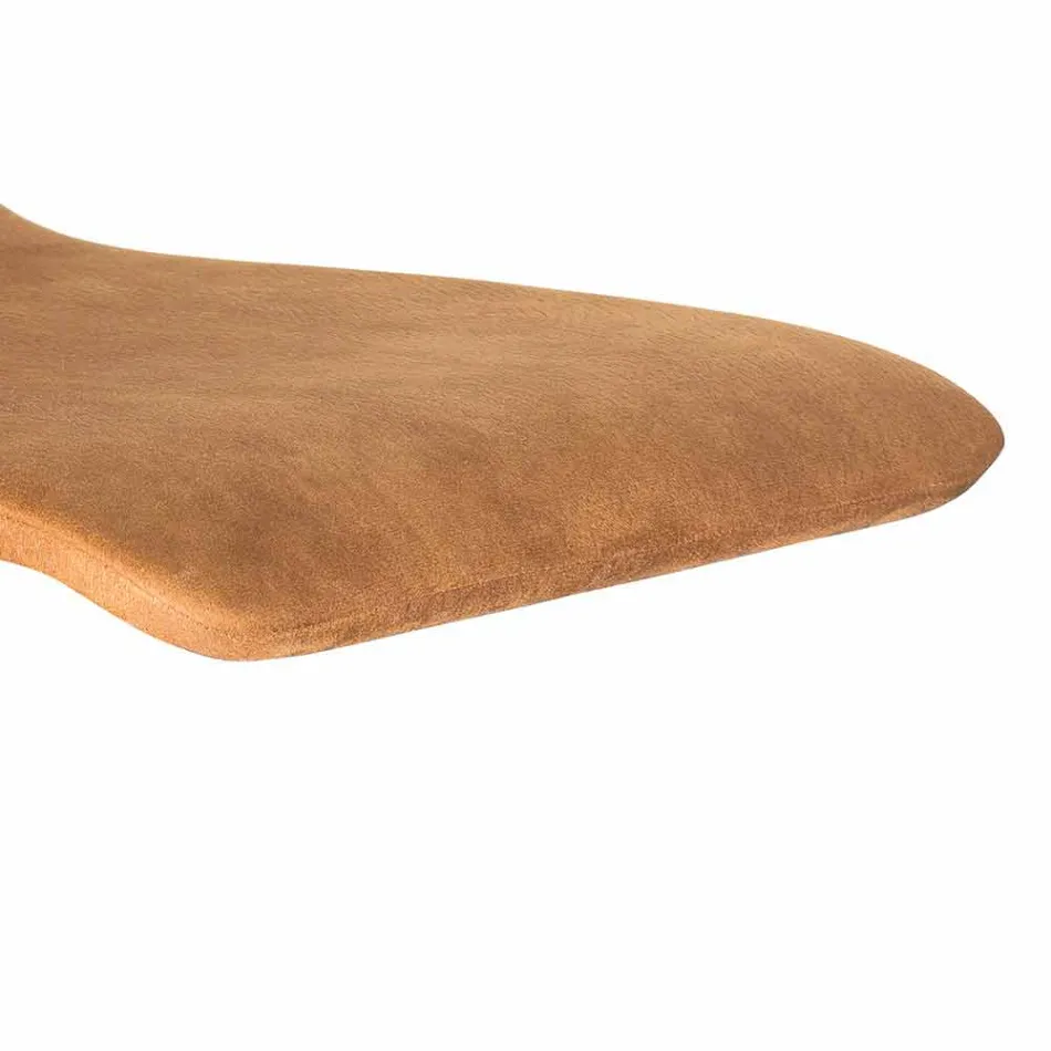 Banqueta design com assento ajustável e base cromada Inigo Viadurini