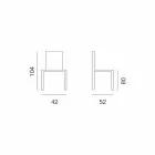 Tamborete Ecoleather Design para Cozinha ou Sala de Jantar H 80 cm - Celine Viadurini