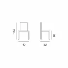 Banqueta de design para cozinha ou sala de jantar Celine H80 Viadurini