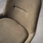 Banqueta Fixo H 65 cm, Estrutura com 4 Pernas Metálicas - Ines Viadurini