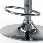 Banqueta giratória com encosto em diferentes tamanhos Made in Italy - Parma Viadurini