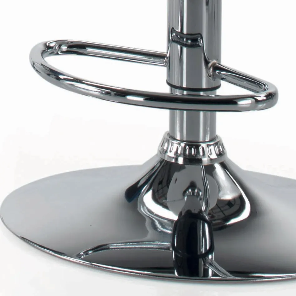 Banqueta giratória com encosto em diferentes tamanhos Made in Italy - Parma Viadurini