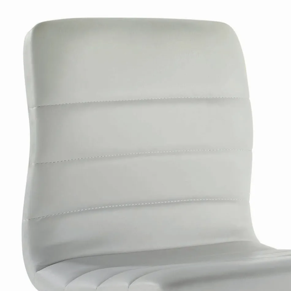 Banqueta giratória com encosto em diferentes tamanhos Made in Italy - Parma Viadurini