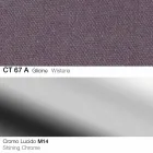 Banqueta giratória em tecido e aço com elevador a gás Made in Italy - Marchesi Viadurini