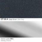 Banqueta giratória em tecido e aço com elevador a gás Made in Italy - Marchesi Viadurini