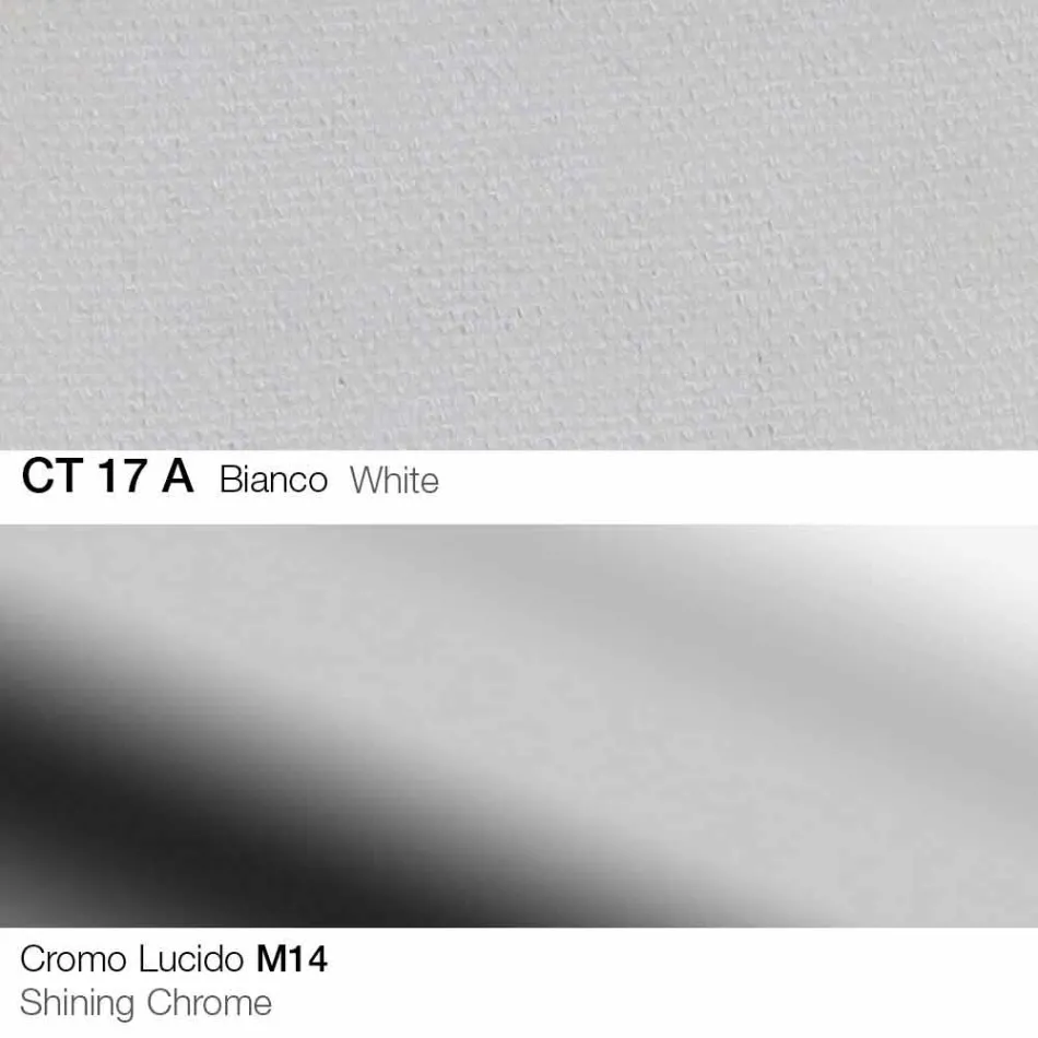 Banqueta giratória em tecido e aço com elevador a gás Made in Italy - Marchesi Viadurini