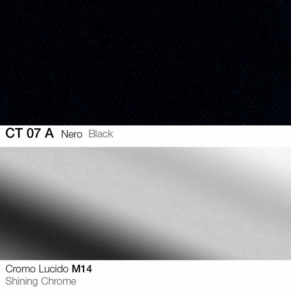 Banqueta giratória em tecido e aço com elevador a gás Made in Italy - Marchesi Viadurini