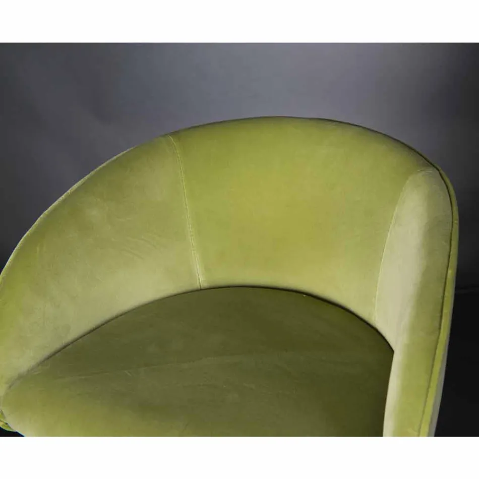 Banqueta estofada e estofada com estrutura metálica Made in Italy - Antuérpia Viadurini