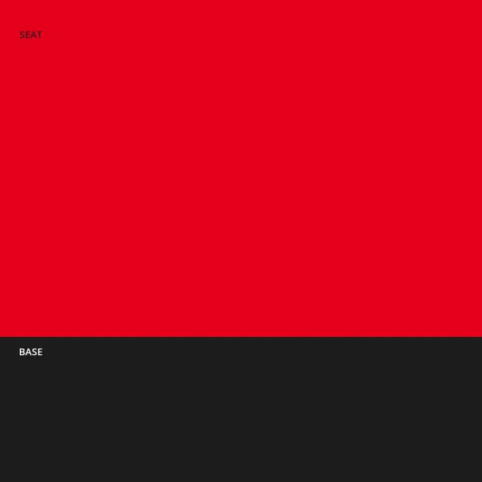 Banqueta empilhável em metal e polipropileno fabricada na Itália, 2 peças - Charla Viadurini