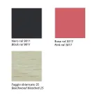 Banqueta em faia maciça com assento em tecido Made in Italy - Regensburg Viadurini