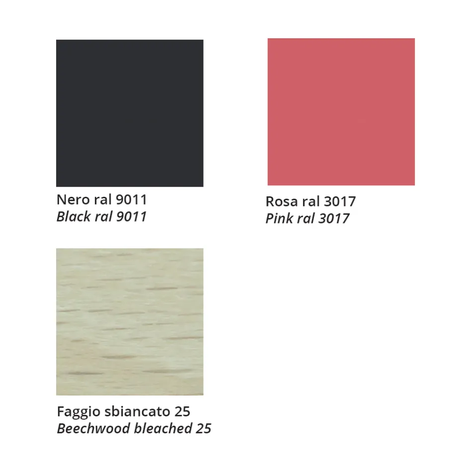 Banqueta em faia maciça com assento em tecido Made in Italy - Regensburg Viadurini