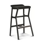 Banqueta em faia maciça com assento em tecido Made in Italy - Regensburg Viadurini