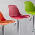 Banqueta em Polipropileno, Design Moderno e Elevável - Rosa Viadurini