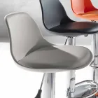 Banqueta em Polipropileno, Design Moderno e Elevável - Rosa Viadurini