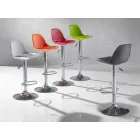 Banqueta em Polipropileno, Design Moderno e Elevável - Rosa Viadurini