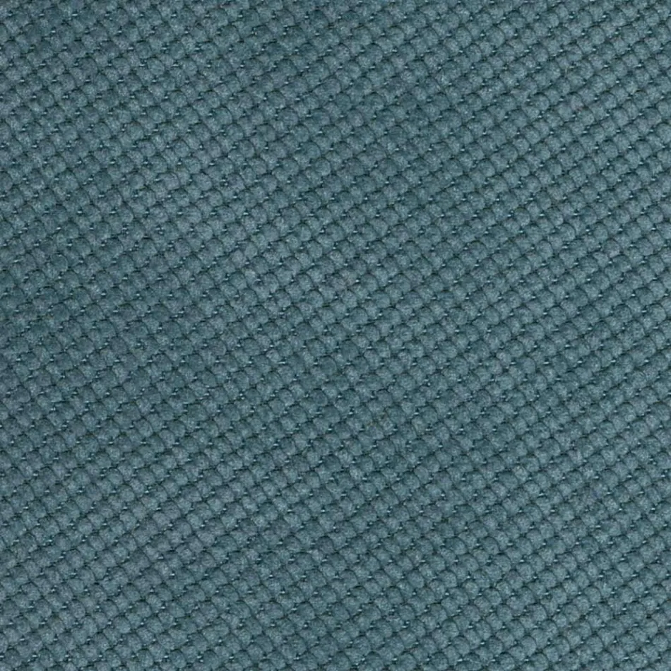 Banqueta em tecido e design de metal antracite Made in Italy - Nautilus Viadurini