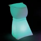 Banco de exterior recarregável em forma de cão em polipropileno - Ardea Viadurini