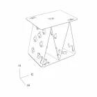 Banqueta - mesa - mesa racks ComeQuandoFuoriPiove Mabele Viadurini