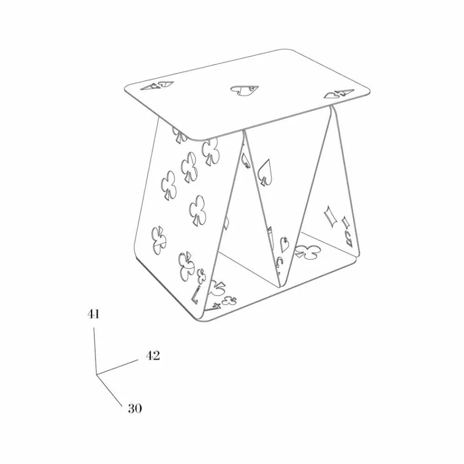 Banqueta - mesa - mesa racks ComeQuandoFuoriPiove Mabele Viadurini