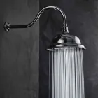 Chuveiro anti-calcário em aço e latão clássico feito na Itália - Mingo Viadurini