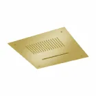 Chuveiro de teto de aço com jato duplo Made in Italy - Quinto Viadurini