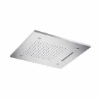 Chuveiro de teto de aço inoxidável com 3 jatos Made in Italy - Frido Viadurini