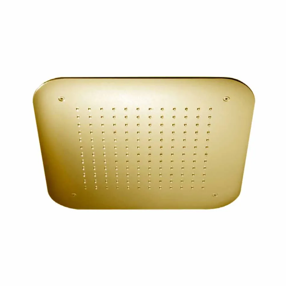 Chuveiro de teto com jato único de aço inoxidável feito na Itália - Elcan Viadurini