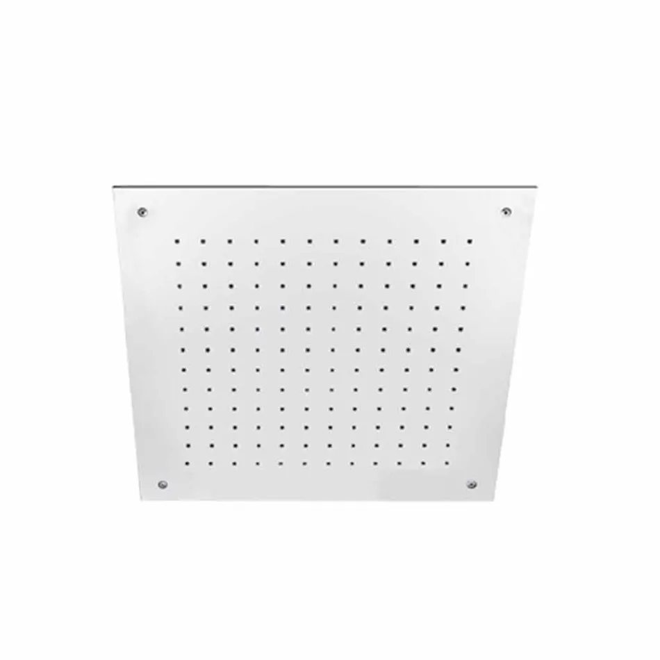 Chuveiro de teto com jato único de aço inoxidável feito na Itália - Cauro Viadurini