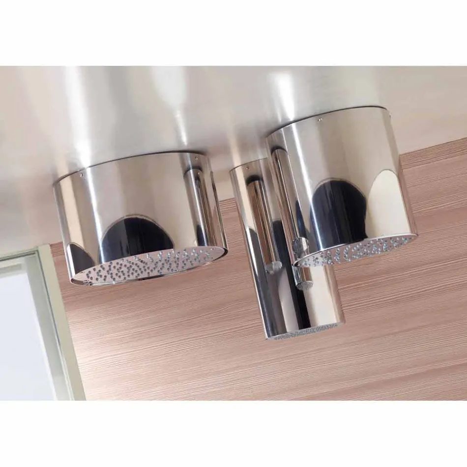 Cabeça de chuveiro design moderno e elegante para um jato Bossini Viadurini