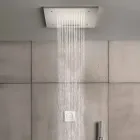 Chuveiro de aço inoxidável com cromoterapia Made in Italy - Solver Viadurini