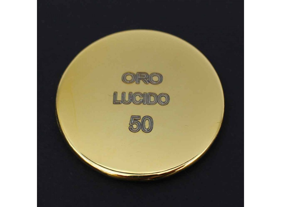 Cabeça de chuveiro quadrada de luxo em aço inoxidável com cromoterapia Made in Italy - Bilbo Viadurini