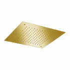 Cabeça de chuveiro quadrada de jato único em aço inoxidável fabricado na Itália - jato Viadurini