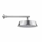 Cabeça de chuveiro redonda de parede em latão Classic Style Made in Italy - Betto Viadurini