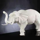 Ornamento de cerâmica artesanal em forma de elefante Made in Italy - Fante Viadurini