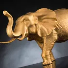 Ornamento de cerâmica artesanal em forma de elefante Made in Italy - Fante Viadurini