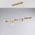 Luminária pendente de ferro laqueado, fabricada na Itália, para decoração de interiores - Verona Viadurini