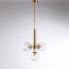 Luminária pendente de ferro fabricada na Itália para decoração de interiores - Como Viadurini