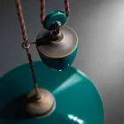 suspensão cerâmica e baixos Britney Ferroluce latão antigo Viadurini