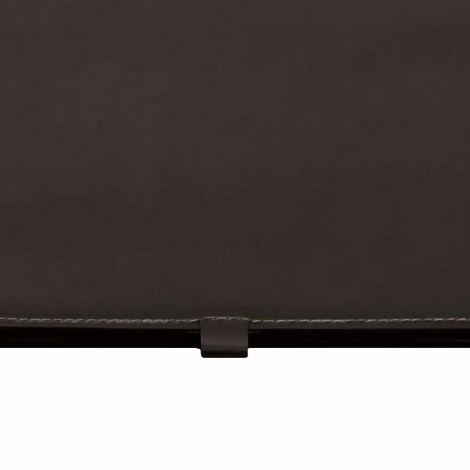 Design Desk Pad em couro regenerável e aberto fabricado na Itália - Aristóteles Viadurini