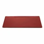 Maxi Desk Pad em couro regenerado com costuras Pen Stop Made in Italy - Ebe Viadurini