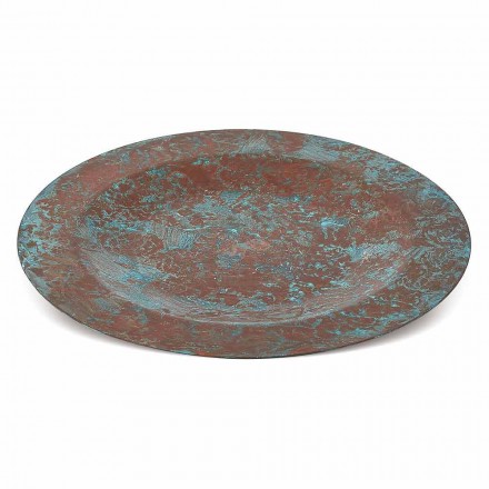 Tapete de mesa de cobre estanhado verde ou marrom 31 cm 6 peças - Rocho Viadurini